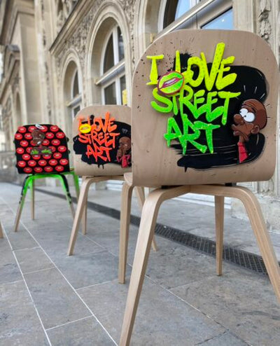 La Chaise Française  x Posca / CAPITALE(S), 60 d’art urbain à Paris