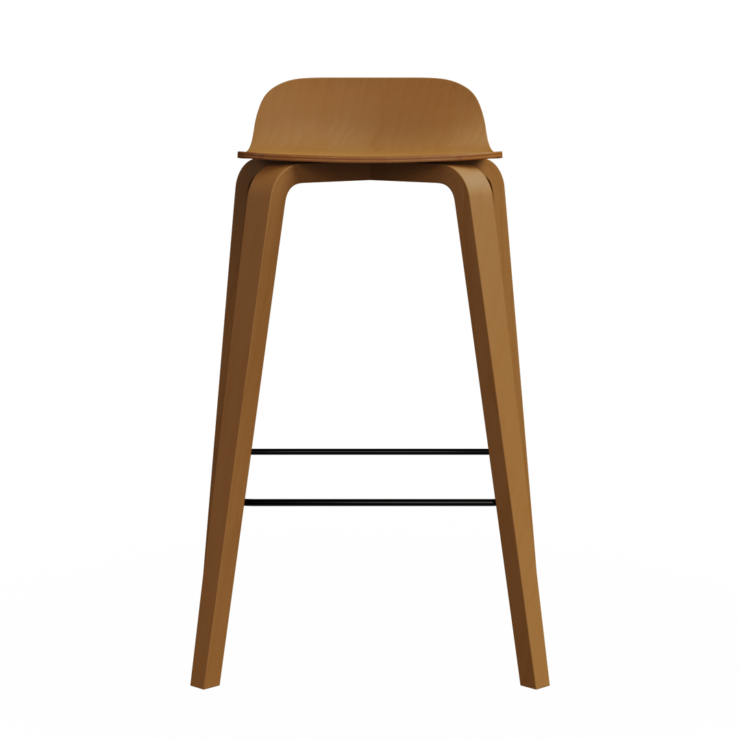 chaise de bar en bois design hetre made in france