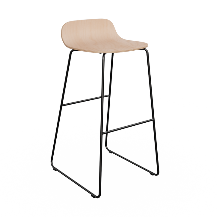 Chaise de bar en bois et metal made in france