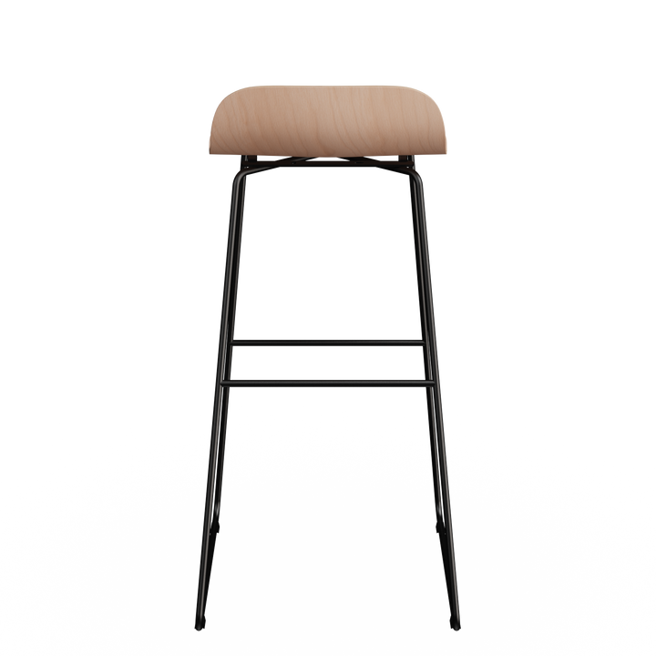 Chaise de bar en bois et metal made in france