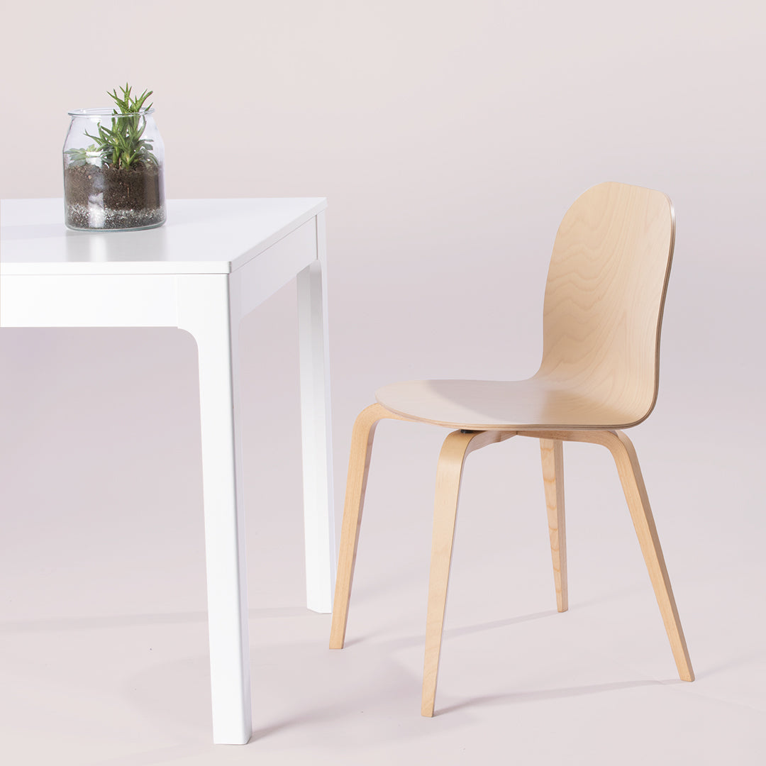 chaise en bois design made in france minimaliste