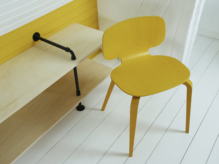 Chaise design jaune