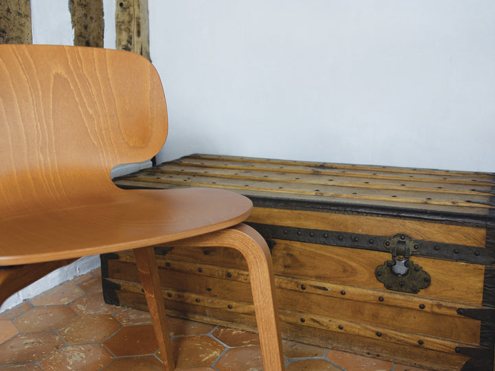 chaise design cerisier