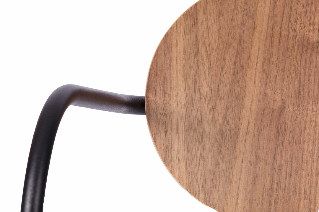 chaise design en noyer