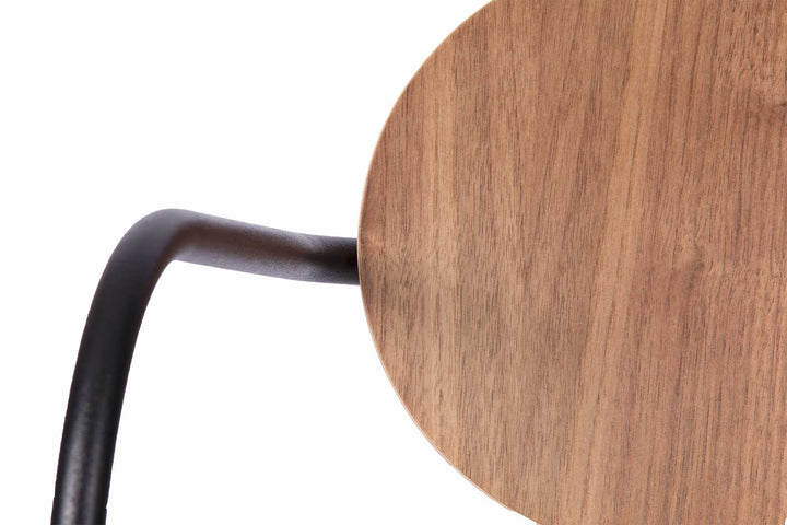 chaise design en noyer