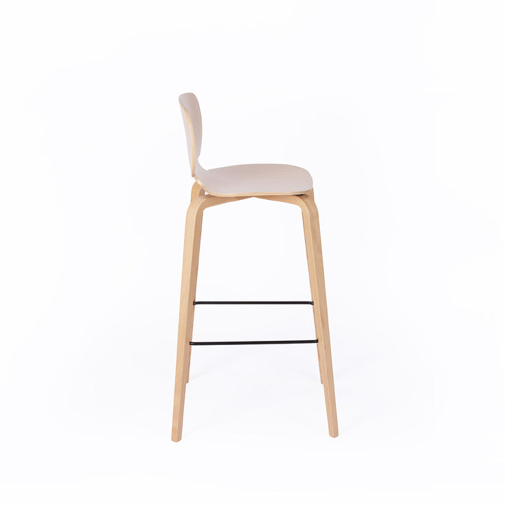 chaise de bar hêtre naturel