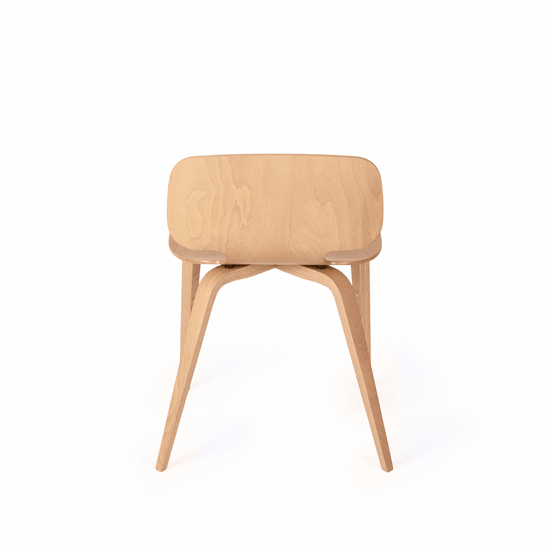 chaise française en hêtre naturel
