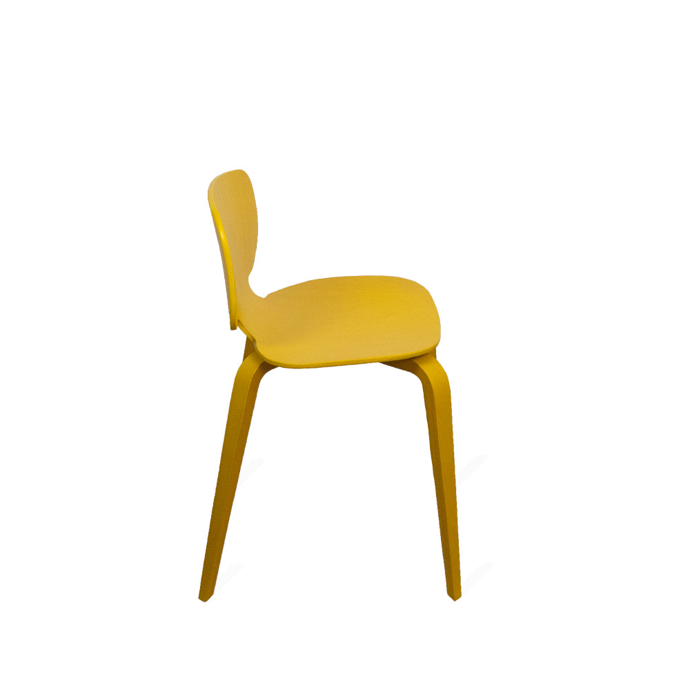 Chaise design jaune