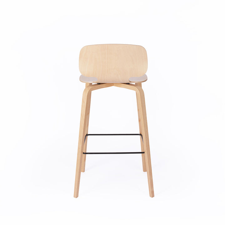 chaise de bar hêtre naturel