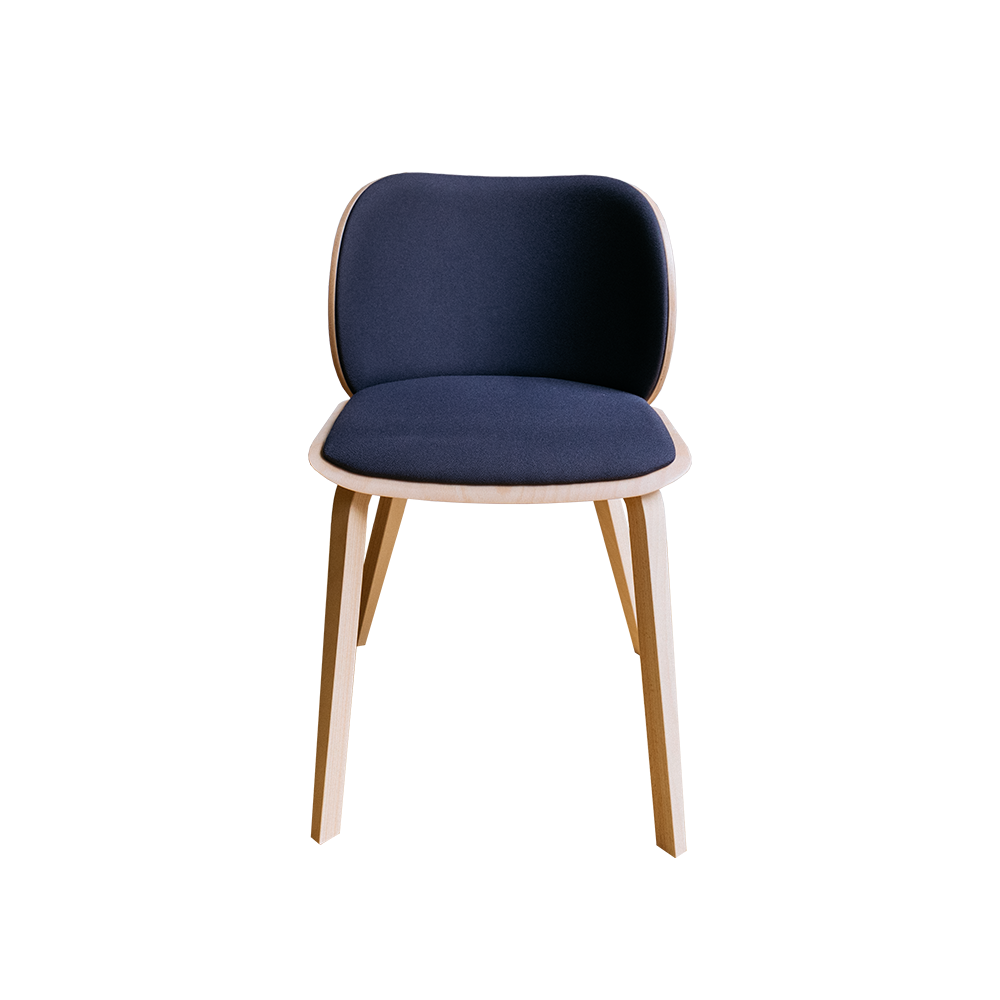 SR10 chaise bois naturel bureau teletravail minimaliste made in france
