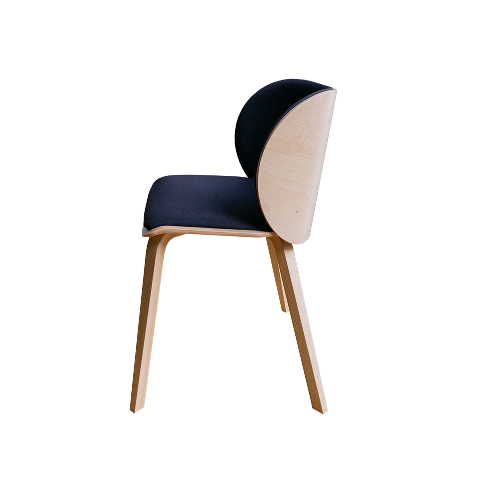 SR10 chaise bois naturel bureau teletravail minimaliste made in france