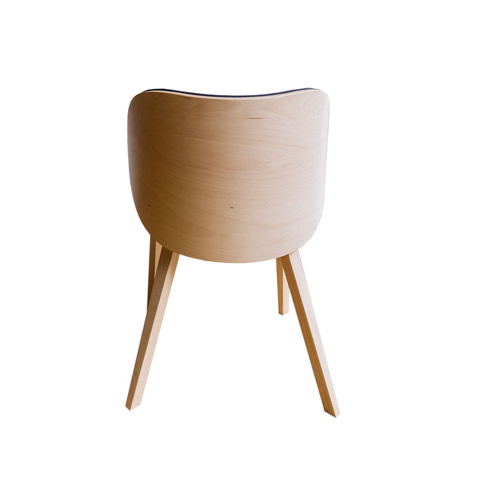 SR10 chaise bois naturel bureau teletravail minimaliste made in france