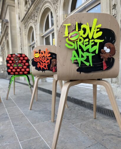 La Chaise Française  x Posca / CAPITALE(S), 60 d’art urbain à Paris