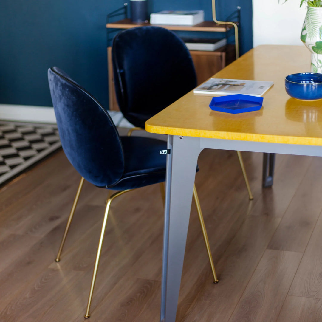 table en bois et metal salle a manger eco responsable et made in france