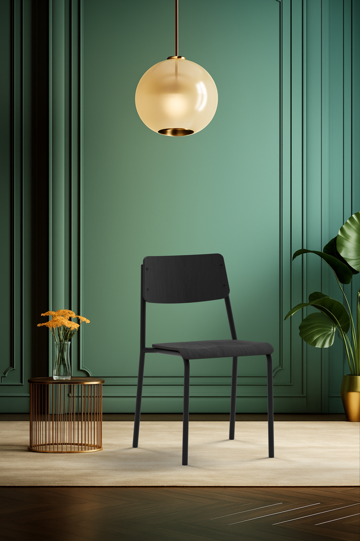 La chaise R10 - Hêtre noir