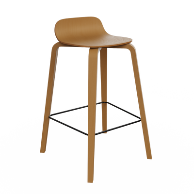 chaise de bar en bois design hetre made in france