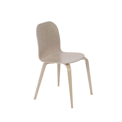 Chaise en bois minimaliste sable