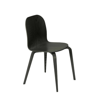 cl10 noir chaise en bois