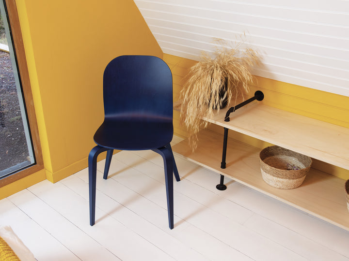 chaise bleu made in france