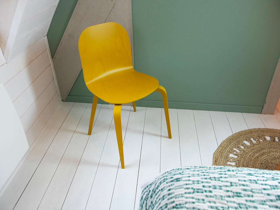 chaise jaune made in france 