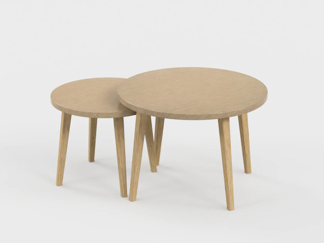 Table gigogne sable