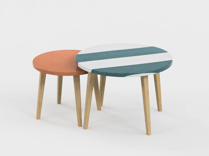 Table gigogne eucalyptus et menthol