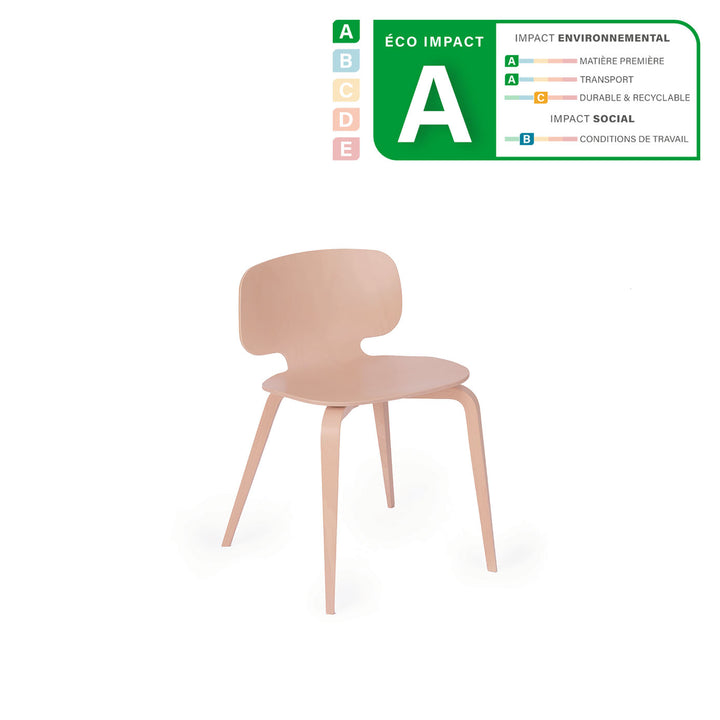 chaise pour enfant rose 