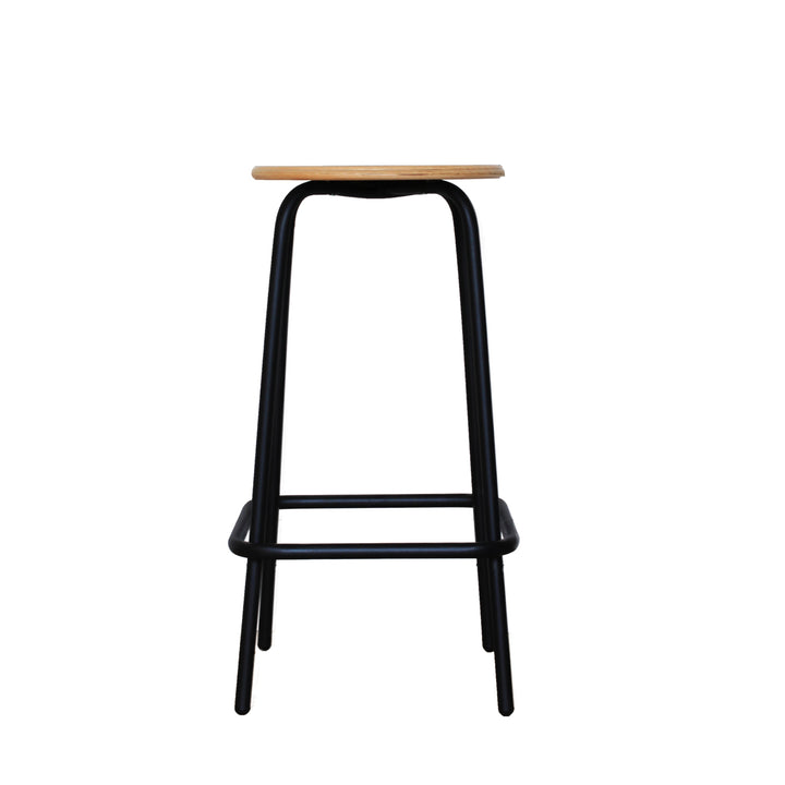 tabouret en bois et hêtre